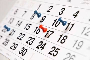 Calendari eventi Novembre 2025